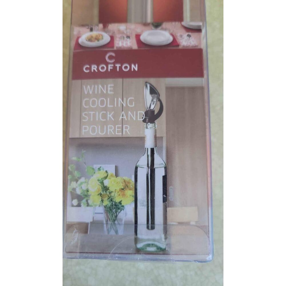 Crofton Wine Cooling Stick‎ & Pourer NIB